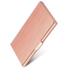 Stainless Steel Card Holder Case Pocket Metal Wallet For Business  Id  Credit 