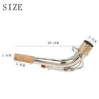 25mm Alto Saxophone Neck Silver Plated Brass Bend Sax Neck Replacement Part