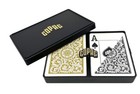 Copag 1546 100  Plastic Playing Cards - Poker Size Jumbo Index Black gold