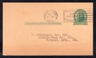 Usa Philadelphia 1924 Advertising Postal Card To Tofield Alberta Canada  Crusher
