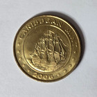 Caribbean Mint Cathedral Mazatlan Souvenir Brass Token 28mm