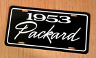 1953  Packard License Plate Car Tag  53 Clipper Caribbean  Patrician