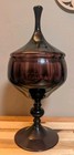 Vintage Italian 60 s Amethyst Purple Empoli Apothecary Jar 12 5 