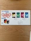 Vintage First Day Covers Fdc Lot 5pc 1961 Antarctic Mawson 1972 Munich Olympics
