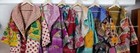Wholesale Lot 10pc Vintage Kantha Hand Made Cotton Long Jacket Indian Women Coat