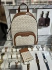 Michael Kors Jaycee Womens Medium Travel School Backpack Shoulder Bag  card Case