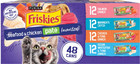 2pk Friskies   Seafood chicken Pate Adult Cat Wet Food-variety Pack 5 5oz 48 Ct