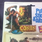 Vintage 1984 Conan The Barbarian Puffy Stickers And Album Set Gordy Nip Unopened