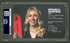 Mikaela Shiffrin Signed Photo Card  psa  Atomic Skiing Promo Postcard Auto