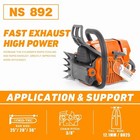 92cc Chainsaw Gas Power With 42   Guide Bar   Chain Compatible With Ms 660 G660