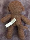 Heart Sock Monkey 10  Plush Doll Dan Dee Toy Monkey Stuffed Animal