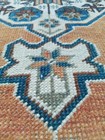 Geometric Blue Historia Rug Navy Blue 2x3 Small Doormat Rug Hot Foot Rug W
