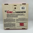 Vintage 1994 Coke Thermometer 12    Good Condition New In  Box