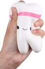 4 4  Squishies Jumbo Kawaii Teeth Slow Rising Squishys Tooth Toy For Kids Soft S