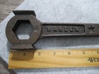 Antique   Wrench Harden Star Fireman Tool  Original Condition