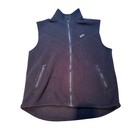 Kerrits Women s Fleece Riding Vest Black Full Zip Equestrian Made In Usa Size L