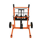 Stacker Hydraulic Material Winch Stacker 440lbs Pallet Truck Dolly Fork Lift