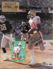 Jerry Rice Signed Beckett Football Card Magazine  7 Autographed Bas 1990