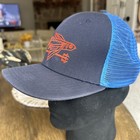 Patagonia Youth Flying Fish Logo One Size Blue Kids Trucker Mesh Snapback