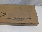 Pull Out Keyboard   Mouse Tray Under Desk  With C Clamps   Hardware Hnkb01