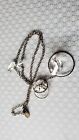 Vintage Sterling Beautiful Quartz Necklace Marked Signed