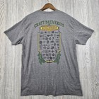 Craft Breweries Of Wisconsin T-shirt Men s Xxl Gray Sewn In Bottle Opener Beer