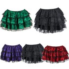 Womens Costume Victorian Dress Gothic Skirt Short Renaissance Style Medieval