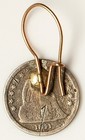 1841 Love Token Seated Liberty Dime - Engraved M B  Unique Pin - Lt14