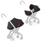 2-in-1 Car Seat Canopy Universal Baby Car Seat Cover W  Sunshade   Mesh
