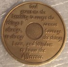 Alcoholics Anonymous 17 Year Recovery Coin Chip Medallion Medal Token Aa Bronze
