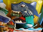 Hot Wheels City Shark Beach Battle Challenge Playset Track Builder System New