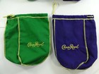 Mixed Lot Of 12 Crown Royal Bags 6 Green   6 Purple 