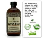 Black Seed Oil 100  Pure Organic Cold Pressed Unfiltered Unrefined Hair Skin