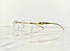 Bonano Rimess Gold Glasses Eyeglasses Sunglasses Woods Buffs Vintage Cartier