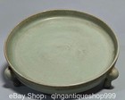 7 6  Marked Chinese Song Ru Porcelain 3 Feet           Word Writing-brush Washer