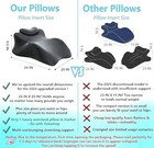 Large Memory Foam Wedge Pillow  Couples Pillow  27   Angle