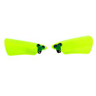 Green Acrylic Hand Grips Windshield Fits Harley Softail Dyna Street Bob Fat Bob 