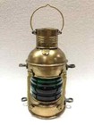 15  Vintage Brass Electric Red green Lamp Maritime Ship Lantern Boat Light Decor