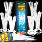 Partysticks Glow Sticks Party Supplies 100pk - 8 Inch Glow In The Dark Light Up