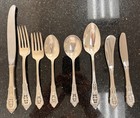 Rose Point By Wallace Sterling Silver Flatware Set For 12 Service 78 Pcs