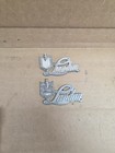 1978  1979  1980 Monte Carlo Oem Sail Panel Vinyl Top Emblems Landau Models  b 