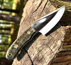 Custom Made High Carbon Steel Skinner Hunting Knife W Ram Horn Handle Uu 50