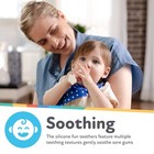 Nuby Silicone Baby Teething Toy Soft Multi Textured Teether For Infants 3 Months