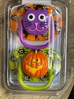 Set Of  2  Munchkin Halloween Pacifiers- Cat   Pumpkin-orthodontic Tip-brand New