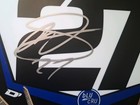Matcolm Stewart  27 Signed Yamaha Front Number Plate Decal Sx Mx