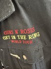 Guns N Roses Autographed By Slash Black Jean Tour Jacket Size M  