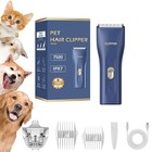Dog Grooming Kit - Professional Clipper For Thick Coats  Pet Hair Trimmer Set