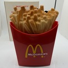 Vintage 1977 Mcdonald s Am fm French Fry Radio With Box Tested works