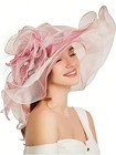 Kentucky Derby Hat Church Tea Party Hat Wedding Hat With Wide Brim