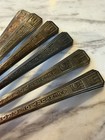 Set 6 1933 Chicago World   s Fair Century Of Progress Federal Bldg Souvenir Spoons